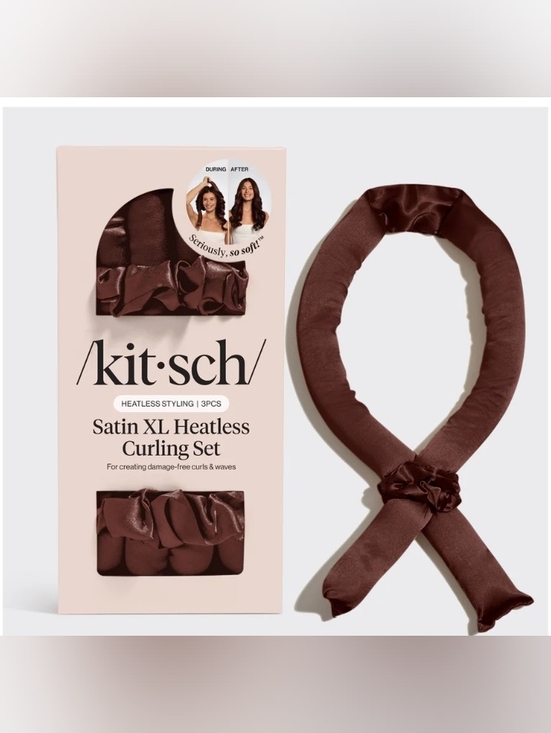Kitsch Other - Chocolate XL Satin Heatless Curling Set BRAND NEW IN UNOPENED BOX